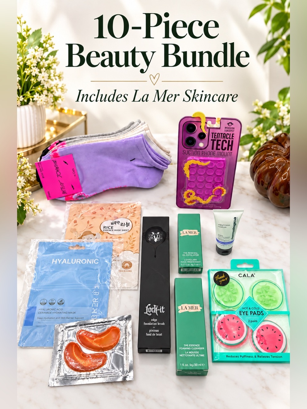 10-Piece NWT Beauty Bundle with La Mer, Kat Von D and much more